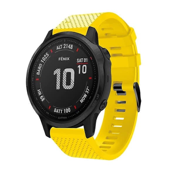 Silikoniranneke Garmin Fenix 6S -kelloon - Vaihtoranneke