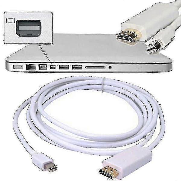 Nyttig Thunderbolt Mini Displayport Dp Til Hdmi Adapterkabel For Mac Macbook
