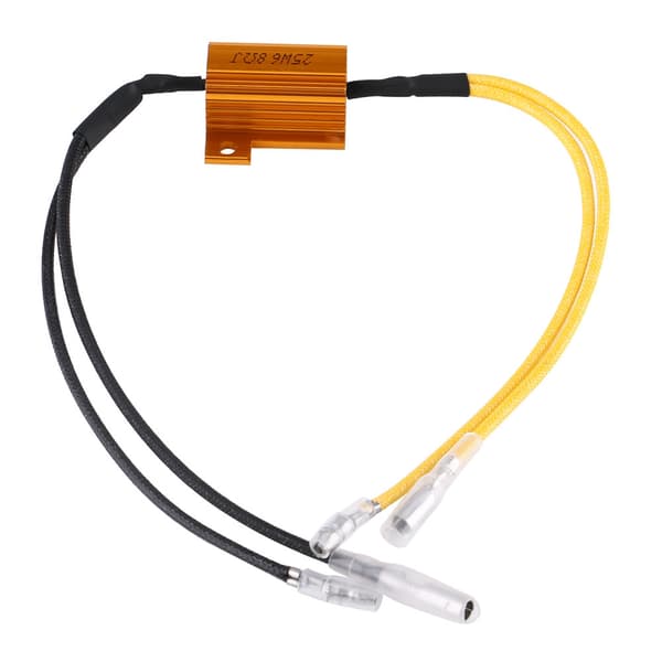 25W 6.8ΩJ Motorcykel LED Blinklys Indikator Lys Belastningsmodstand Fix Fejl Flash Controller