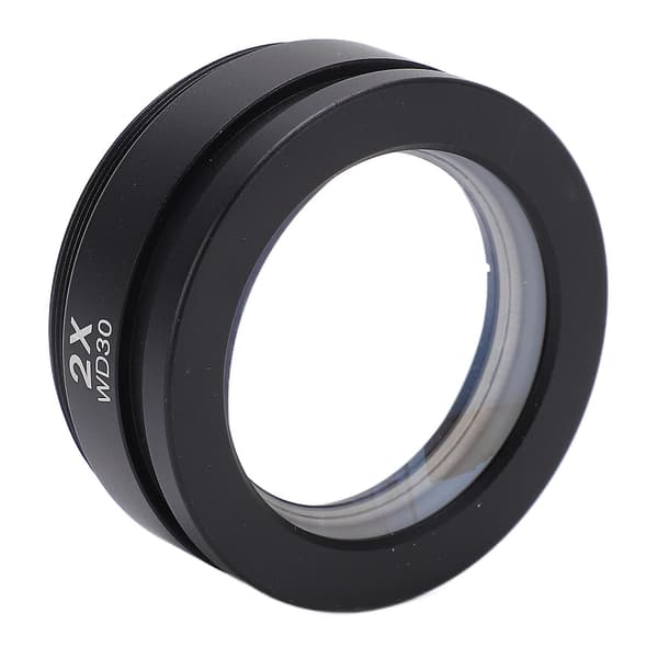 WD30 2X Wide Angle Magnifying Objective Lens Microscope Auxiliary Lens for M48 Interface