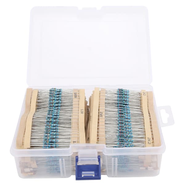 3120pcs Metal Film Resistor Kit 156 Values Protection Assorted Set Electronic Components 1/4W