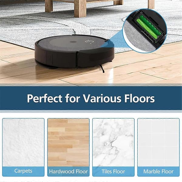 4-pak mikrofiber erstatningsmoppepuder til iRobot Roomba Combo i5+ / i5