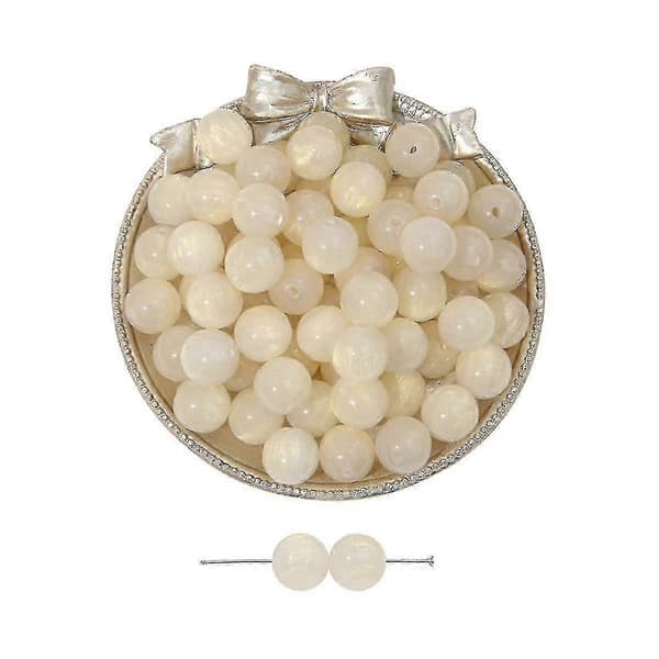 Round Resin Beads Bead Kit Necklace Accessories Bead Handmade Set DIY Material For Making Je