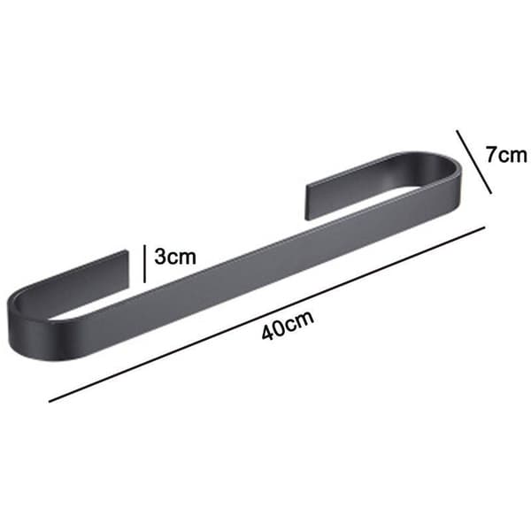 Håndklædeholder håndklædeholder badehåndklædeholder uden boring 40/50 cm til badeværelse, badeværelse,
