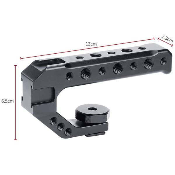 Universal Camera Handle, Camera Grip with Multiple 1/4'' and 3/8''