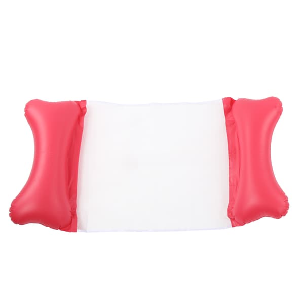 Inflatable Pool Float Hammock Portable Water Hammock Pool Float for Adults Rose Red