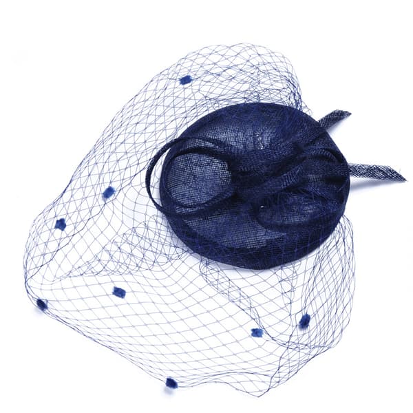 1 stk. Kvinder Dame Fascinator Hat Med Slør Bryllupshat Fest Hat-FX-