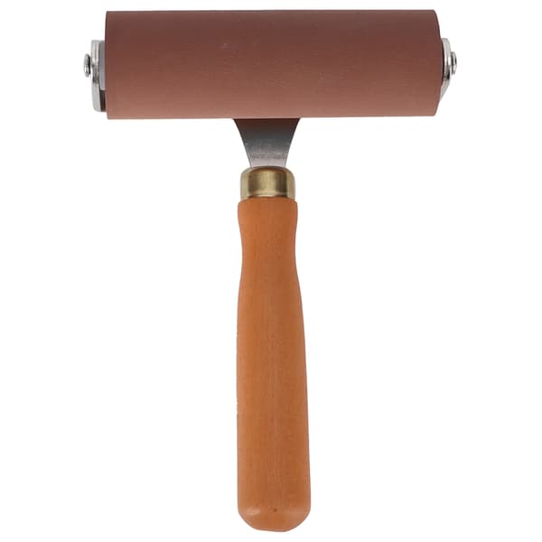 Brayer Blød Fleksibel Robust Holdbar Elastisk Gummirulle til Tryk Scrapbøger 10cm