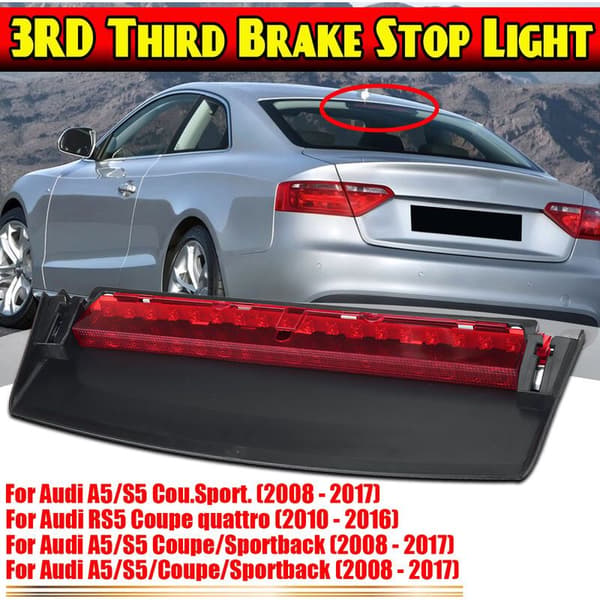 OEM 8T0945097B Rear High Mounted Center 3rd Third Brake Light Lamp For Audi A5 S5 Coupe Sportback 2008-2016