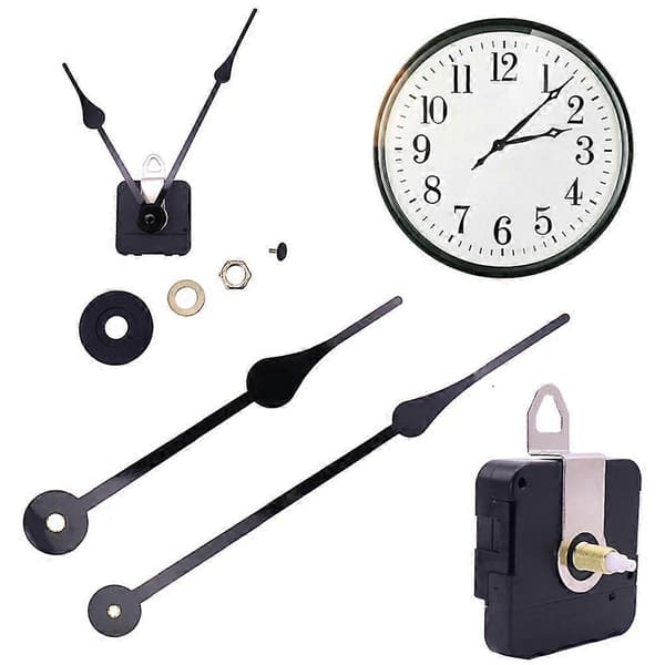 DIY Tyst Stor Vägg Quartz Klocka Urverk Mekanism Hand Reparationsverktyg Delar Kit