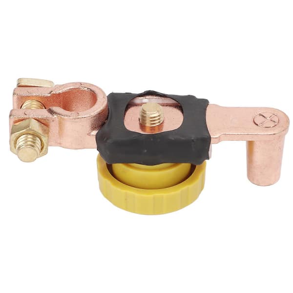 Batteri frakoblingskontakt til topmontering, messing, rustfri, kraftig, til 6V 12V bil RV ATV
