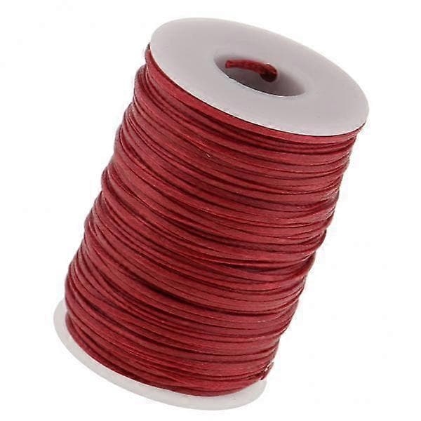 3x70 Meter Flat Waxed Thread for Leather Craft 1.2mm Red