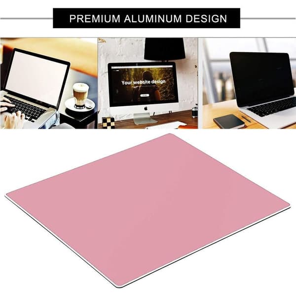 Aluminium Metal Gaming Mouse Pad - Rose Gold