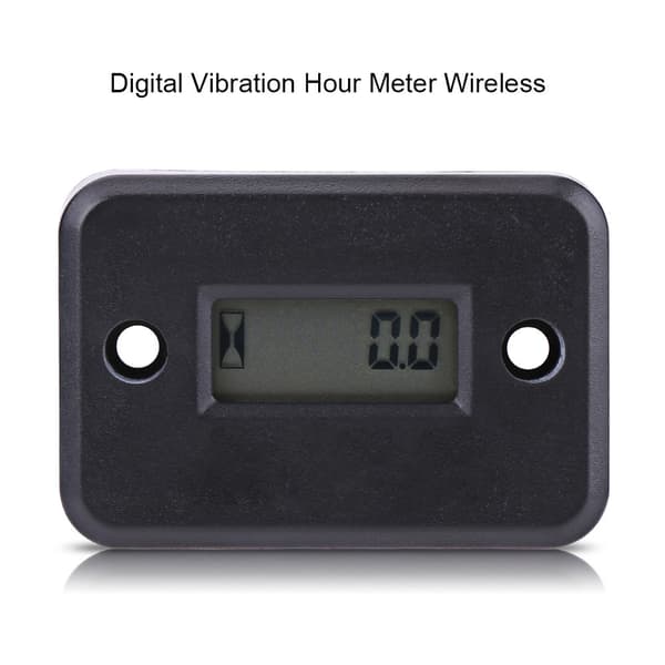 Digital Vibrations Hour Meter Wireless for Vibrating Machine Motorcycle ATV Boat Marine