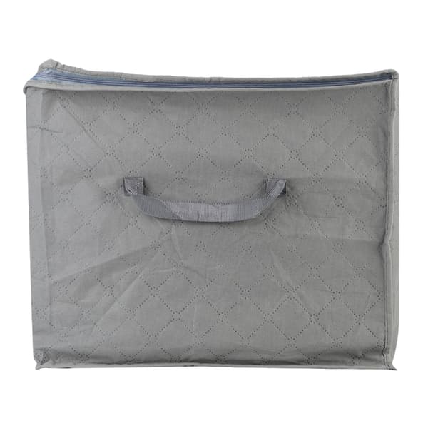 Bamboo Charcoal Fiber Storage Bag with Zipper, Large Durable Foldable for Clothes