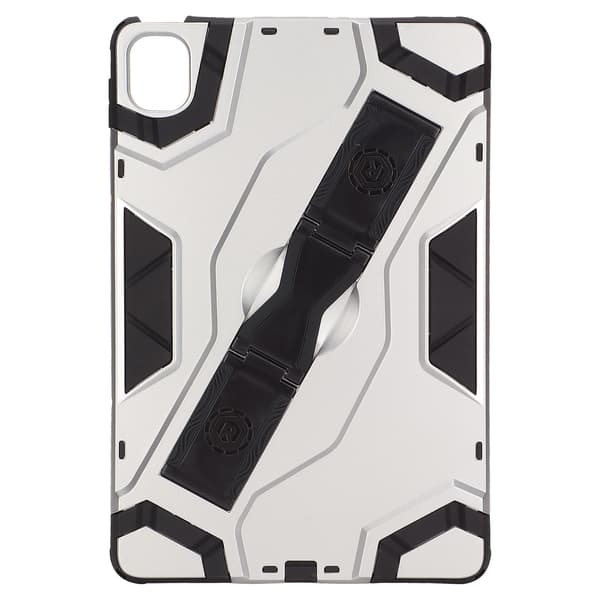 Tablet Case Ultra-thin Heavy Duty Shockproof Tablet Protective Case with Shoulder Strap Hand Strap for Mi Pad 5Silver