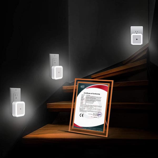 Automatic LED Night Light with Electrical Plug, 6-Pack, Night Light for Children