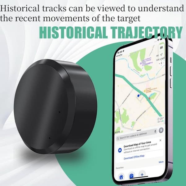 Mini Bil GPS Tracker, Sterk Magnetisk, Vanntett og Usynlig Tracker, Ekte - Høy Kvalitet