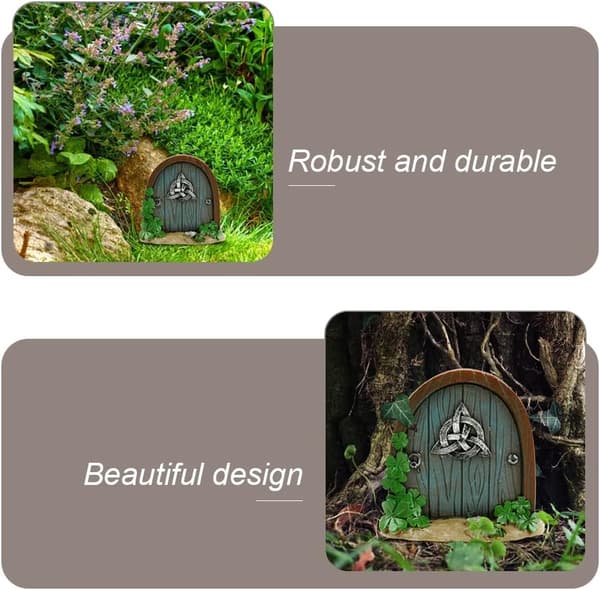 1 Piece Fairy Door Miniature Pixie Door Magical Miniature