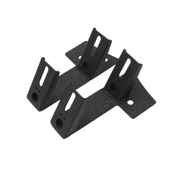 A-pillar Windshield LED Work Light Mounting Brackets Carbon Steel Replacement for Jeep Wrangler JK 2DR/4DR 2007-2017