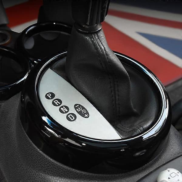 til Mini Cooper R50 R52 R53 2004 2003 2002 2001 Konsol Gearstangsring Ramme Gearstangspanel Trimdæksel Interiør Støvdækselring