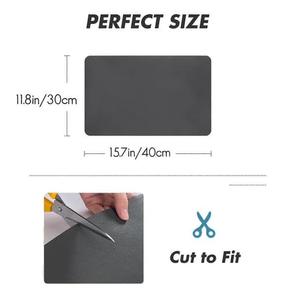 2X Coffee Mat Hides Stains Rubberized Absorbent Dish Drying Mat for Kitchen Counter Coffee Bar Acc