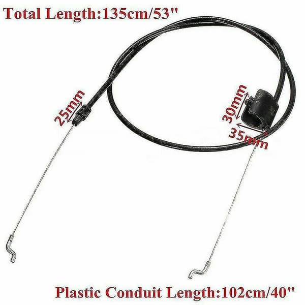 Plæneklipper Gasregulator Trækmotor Zonekontrolkabel Kompatibel Mtd-@