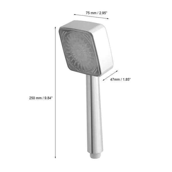 Farveskiftende LED-brusehoved vandlys KLB