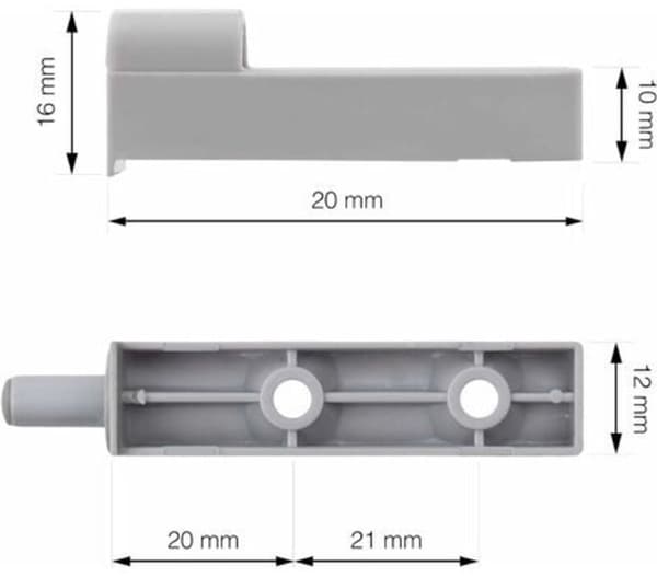 Door Damper, 10-pack – Door Damper for Kitchen Cabinets, Mounted for Soft Closing