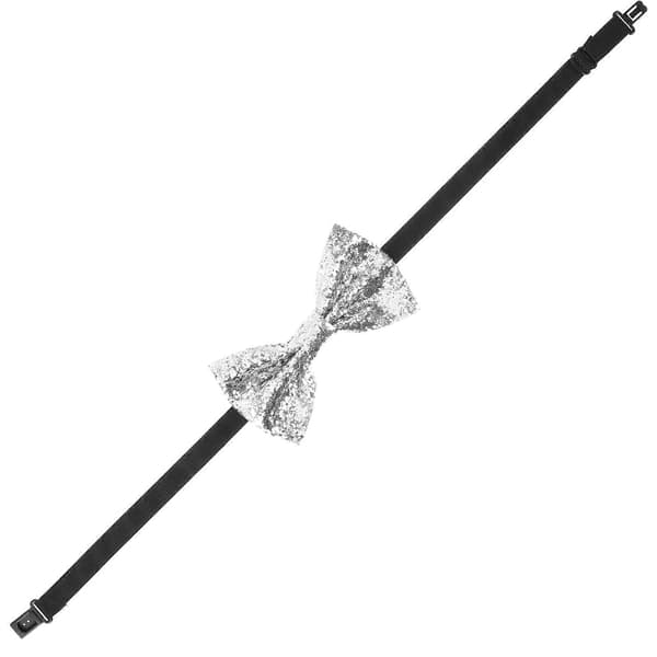 Fluga Formel Smoking Fluga Förknuten Fluga Justerbar Fluga Bal Glittrig Kostymaccessoar