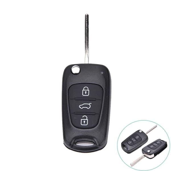 Key Shell 3 Buttons Remote for Hyundai I20 I30