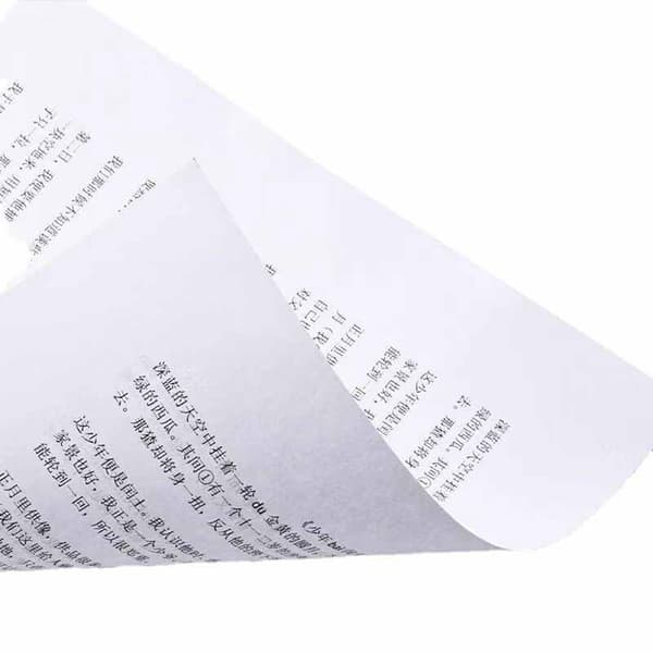 100 ark A4-printerpapir antistatisk dobbeltsidet fortykket lyst computerpapir til kontorarbejde A4