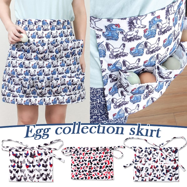 Egg Collecting Apron Multi Egg Crushing Resistant Apron for Farm S S