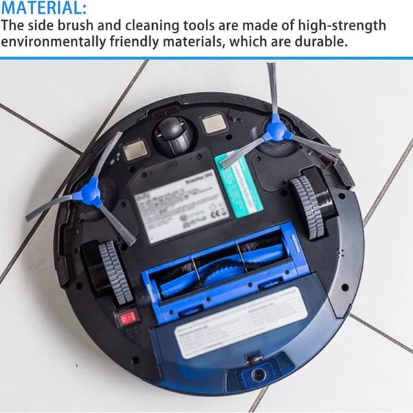 Replacement Kit for Eufy RoboVac 11S, 30, 15: 4 Side Brushes, Cleaning Tool