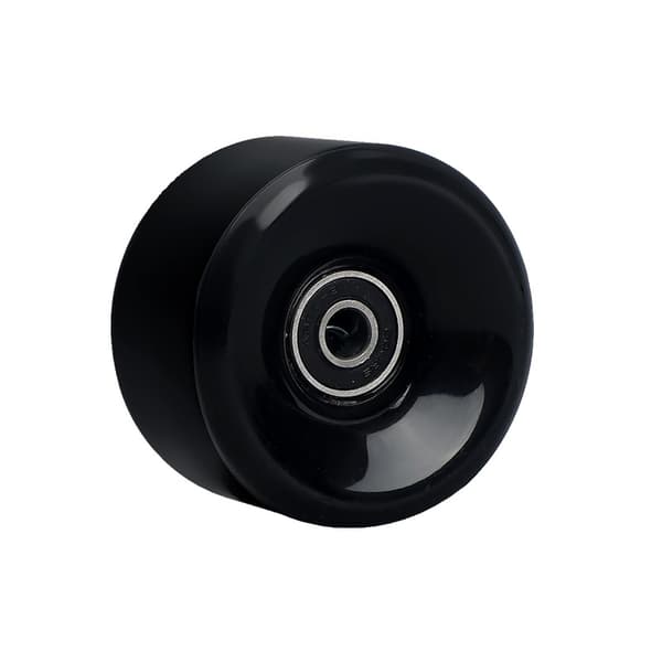 4 stk. PU-hjul med høj elasticitet og 4 plader
