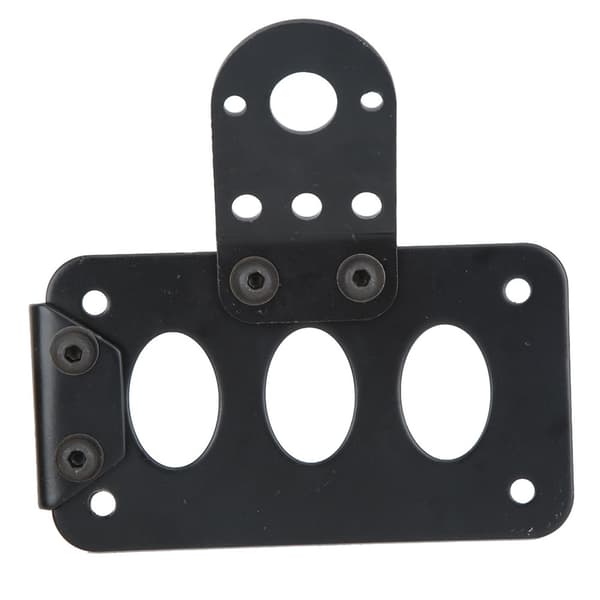 Universal Motorcycle Retro Side Mount Taillight License Plate Frame Bracket #B