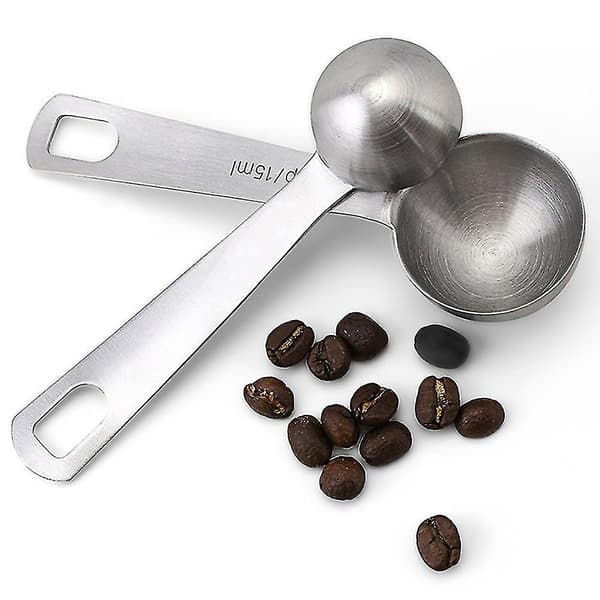 6 Pcs/Set Stainless Steel Round Cup Spice Measuring Spoons Kitchen Baking Tool Q