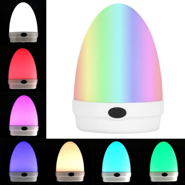 RGB Color Changing Atmosphere Night Light Bedroom Bedside KLB