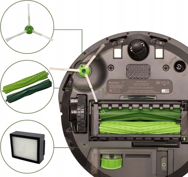 Sarja iRobot Roomba E5 E6 E7 I7 fi3+ i4+ i6+ i8+ e6 j7+ suodatinharjoille