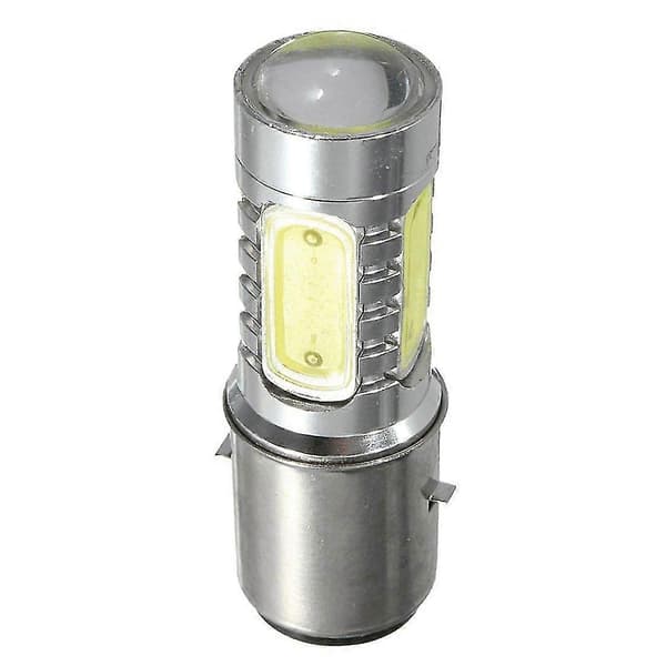 12v Ba20d H6 4 Cob Led White Bulb For Motorcycle Moped Atv Headlight