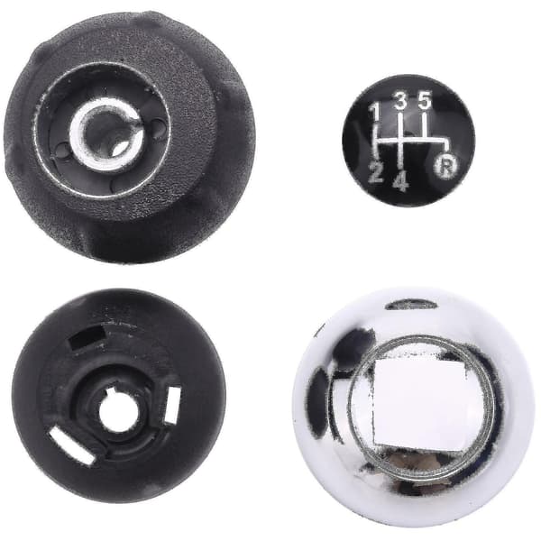 5-trins manuel forkromet gearknop til Fiat 500 2012-2018