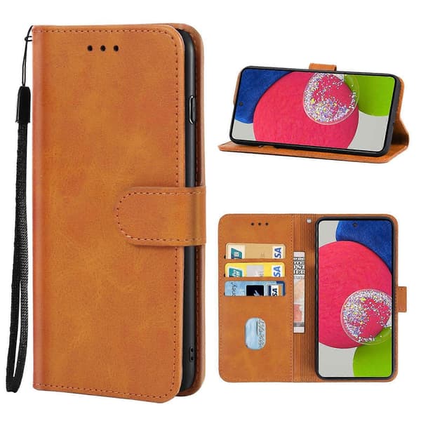 Lærfutteral [DB] for Samsung Galaxy A53 5G Brun Brown Brown