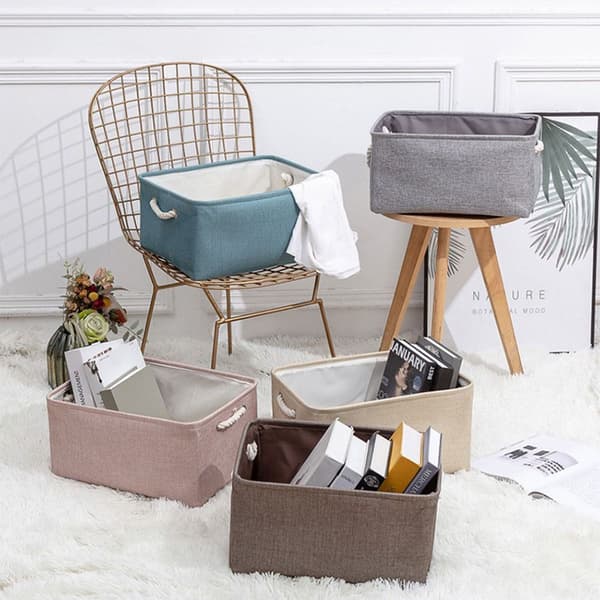 Storage Baskets - Decorative Baskets, Storage Box, Cubes, Pink