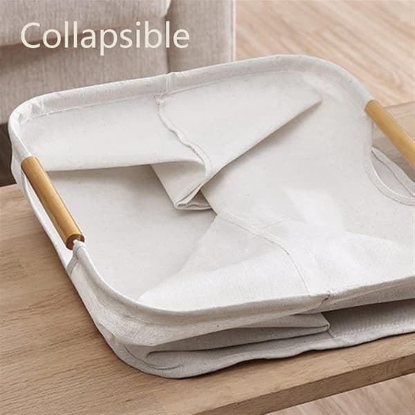 Foldable Laundry Basket Portable Retractable Storage Basket Laundry Hamper - Size: M M