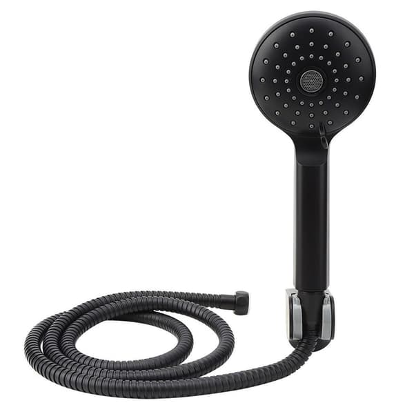Matt Black Handheld Shower Head with Shower Head Holder KLB