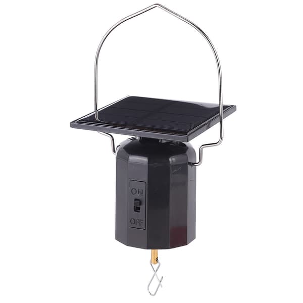 Solar Powered Ecological Motor Wind Chime Ornament Hanging Rotating Motor