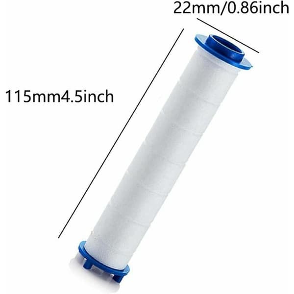FILTER Brusehoved 6 PP Bomuldsfiltre, PP Bomuldsfilterelement til Brusehoved og Ionfilter, til Regnbruserhoved