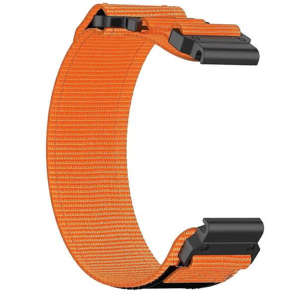 22 mm nylonurrem til Garmin Instinct Crossover Solar Orange_tfrf Orange Orange
