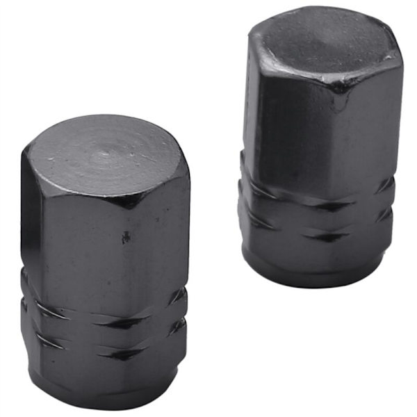 80 st däckventilskaftlock hjulskydd dammtät däcklock för bil, titan grå hexagonal form