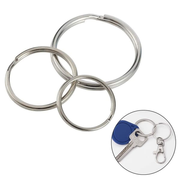 Thursday April 30th Round Flat Rings Set Metal Split Ring Sta KLB
